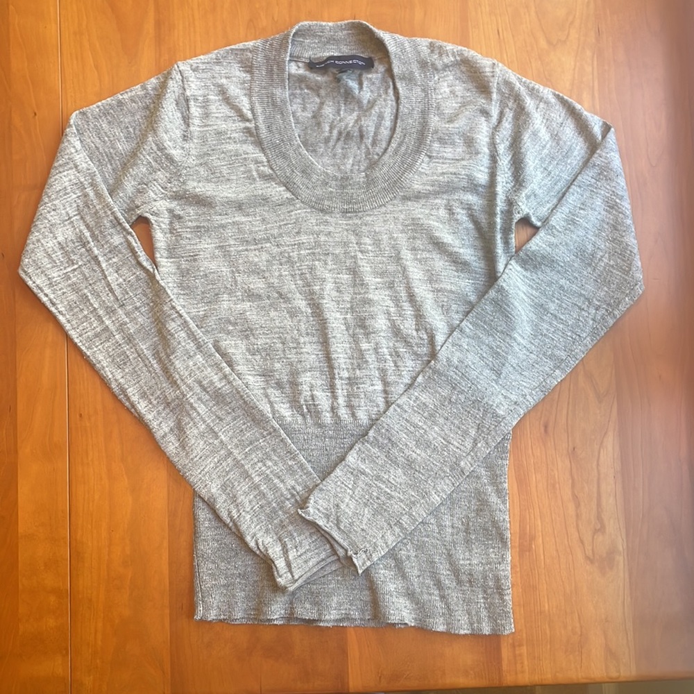 French Connection Scoop Neck Wool Blend Sweater Size L